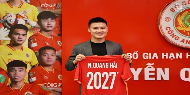 Quang Hải Nhận Lót Tay 27 Tỷ Tiếp Tục Gắn Bó CLB CAHN 2 Quang Hải quyết định gắn bó với bóng đá thủ đô đến năm 2027